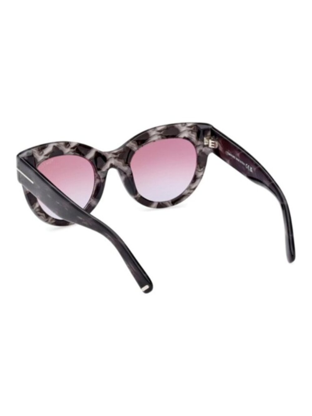 TOM FORD Lucilla Black Havana Cat Eye Sunglasses TF1063 NWT - Picture 3 of 13
